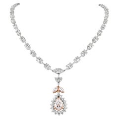 Beauvince Maira Diamond Necklace '19.26 ct Diamonds' in Gold