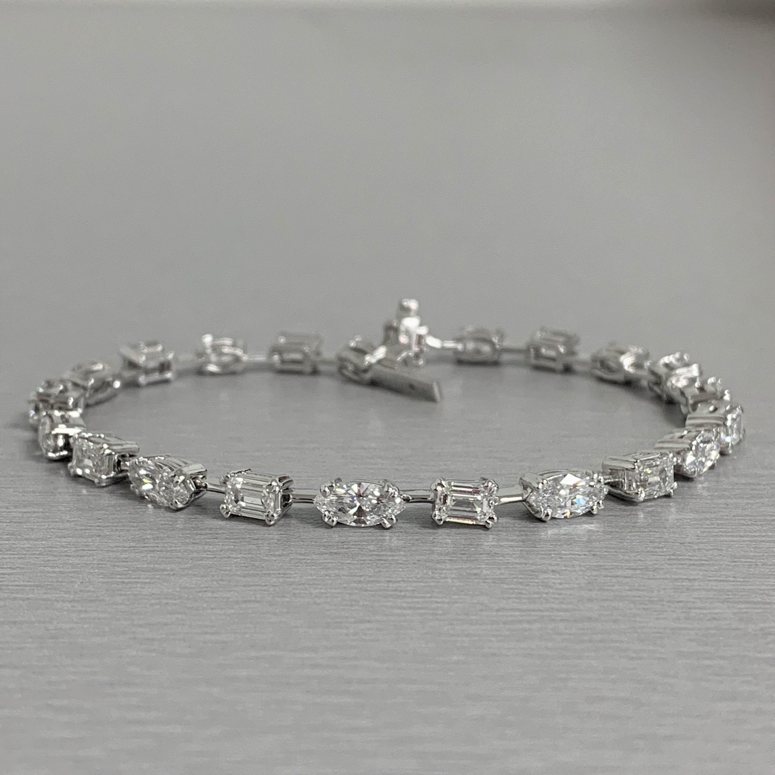 marquise tennis bracelet