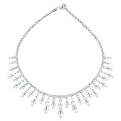 Beauvince, collier Michelle en or blanc et diamants