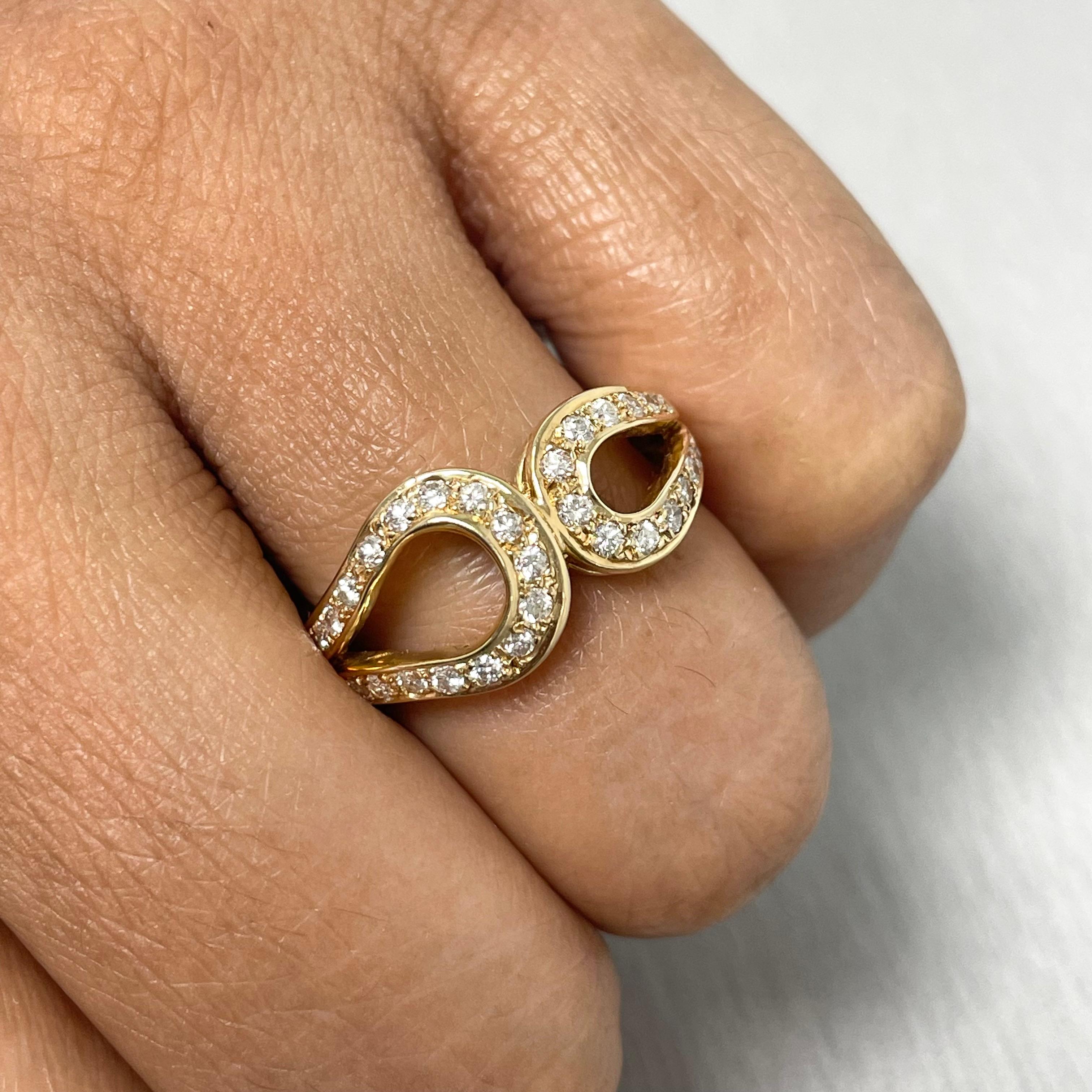 Beauvince Raaga Diamond Band '0.50 Ct Diamonds', in Yellow Gold In New Condition In New York, NY