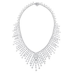 Diamant-Halskette "30,13 Karat Diamanten" von Beauvince aus Weißgold