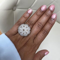 Beauvince Shrooms – Diamantring mit 5,75 Karat in Weißgold