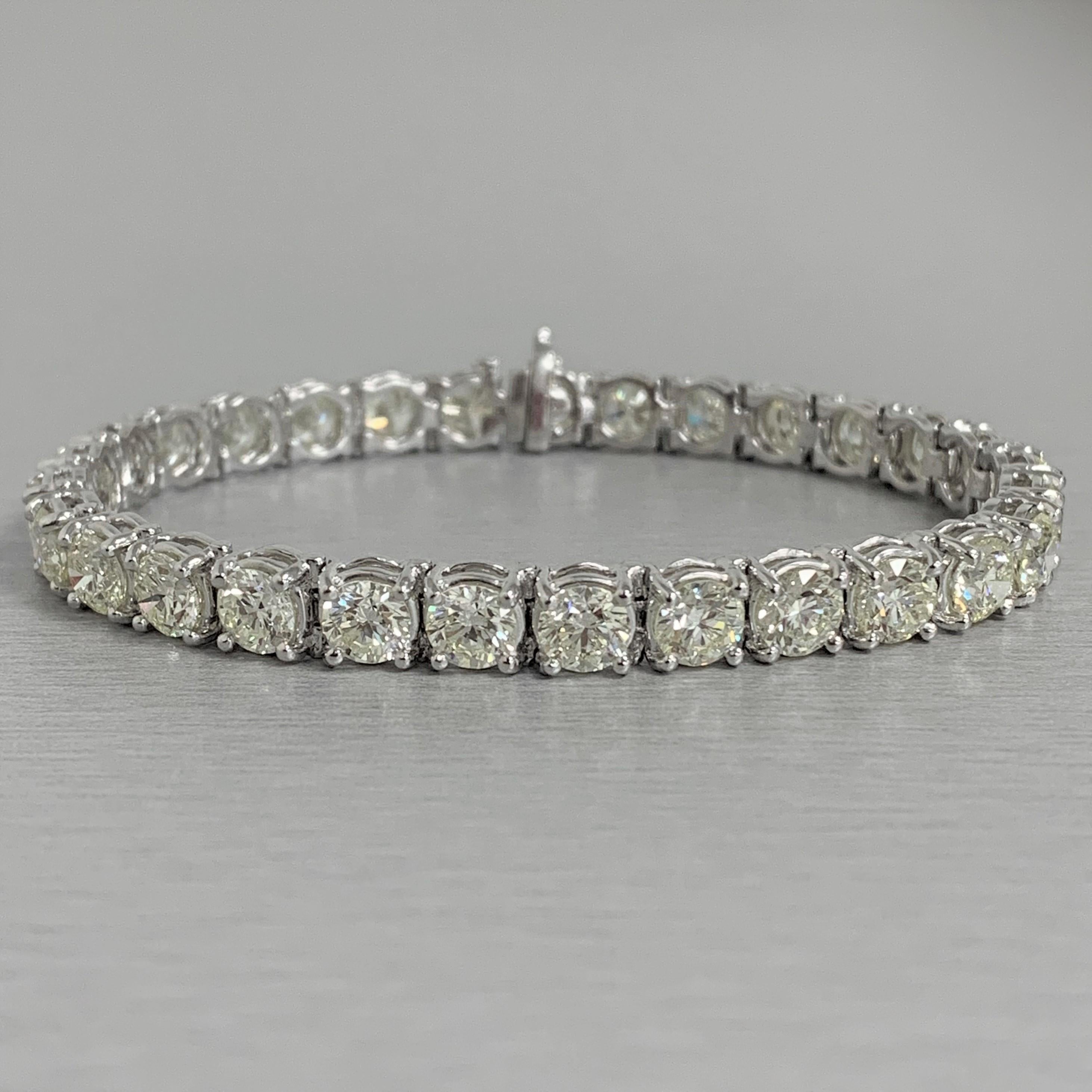 15 carat tennis bracelet