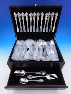Beauvoir by Tuttle Sterling Silver Flatware Set for 12 Service 63 pieces