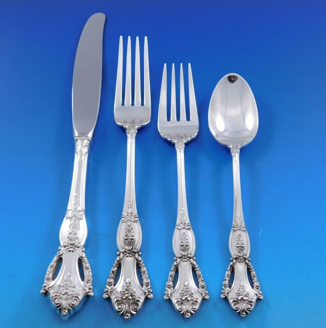 Beauvoir by Tuttle Set di posate in argento sterling per 8 persone Servizio 40 pezzi In condizioni ottime in vendita a Big Bend, WI