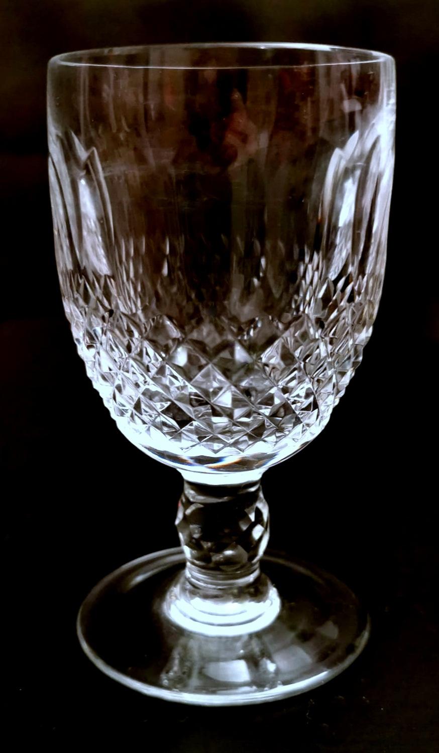Beaux-Art Style 6 French Ground Crystal Liqueur Glasses For Sale 5