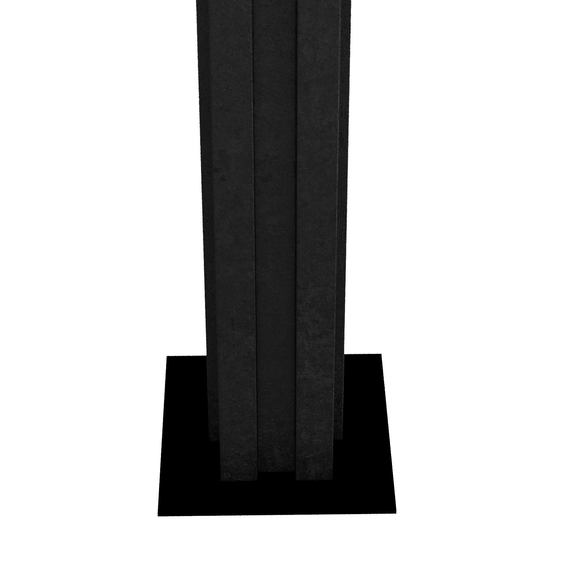 Lámpara de pie Beaux PFC12-SH017 - Negro, Lavastone Siglo XXI y contemporáneo en venta