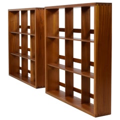 Vintage Beaver & Tapley Penguin Bookshelves, Stunning Pair of These Mid-Century Classics