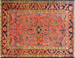Beaytifull Antique Persian Lilihan Rug