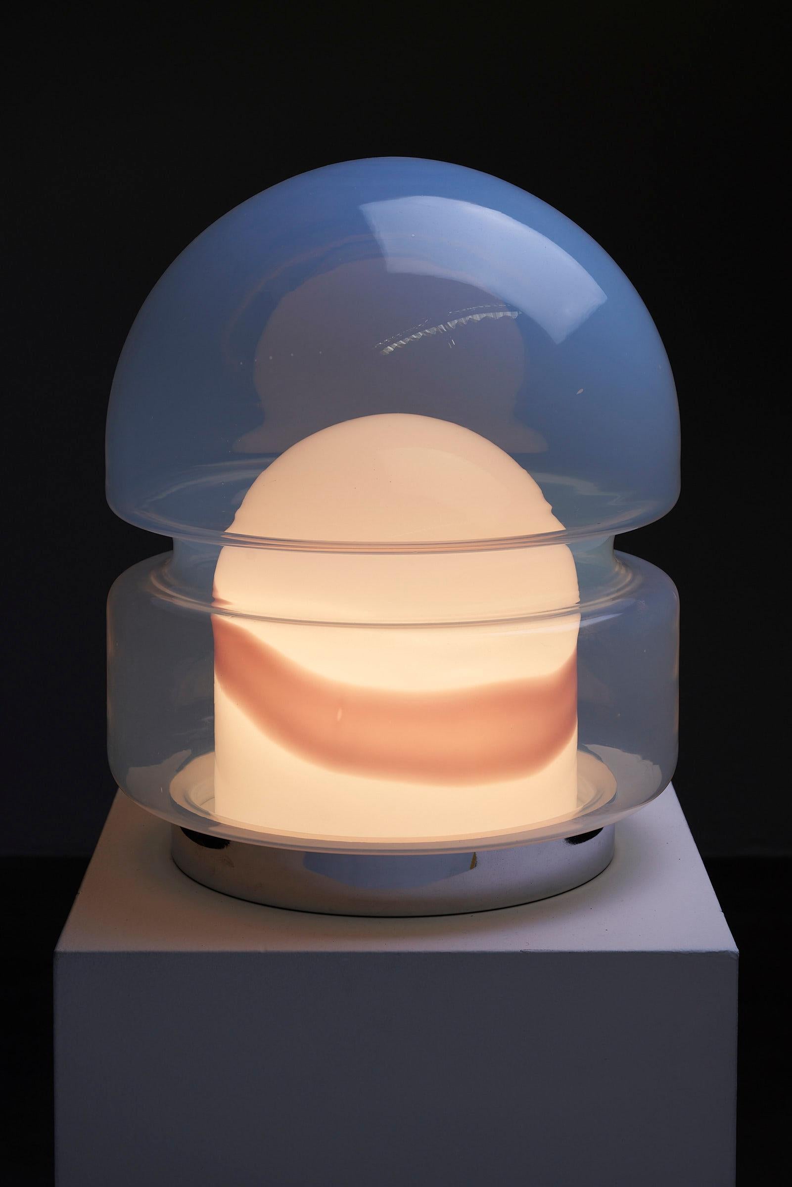 Mid-Century Modern BEBA Table Lamp by E. Radaelli for Lamperti, Italy For Sale