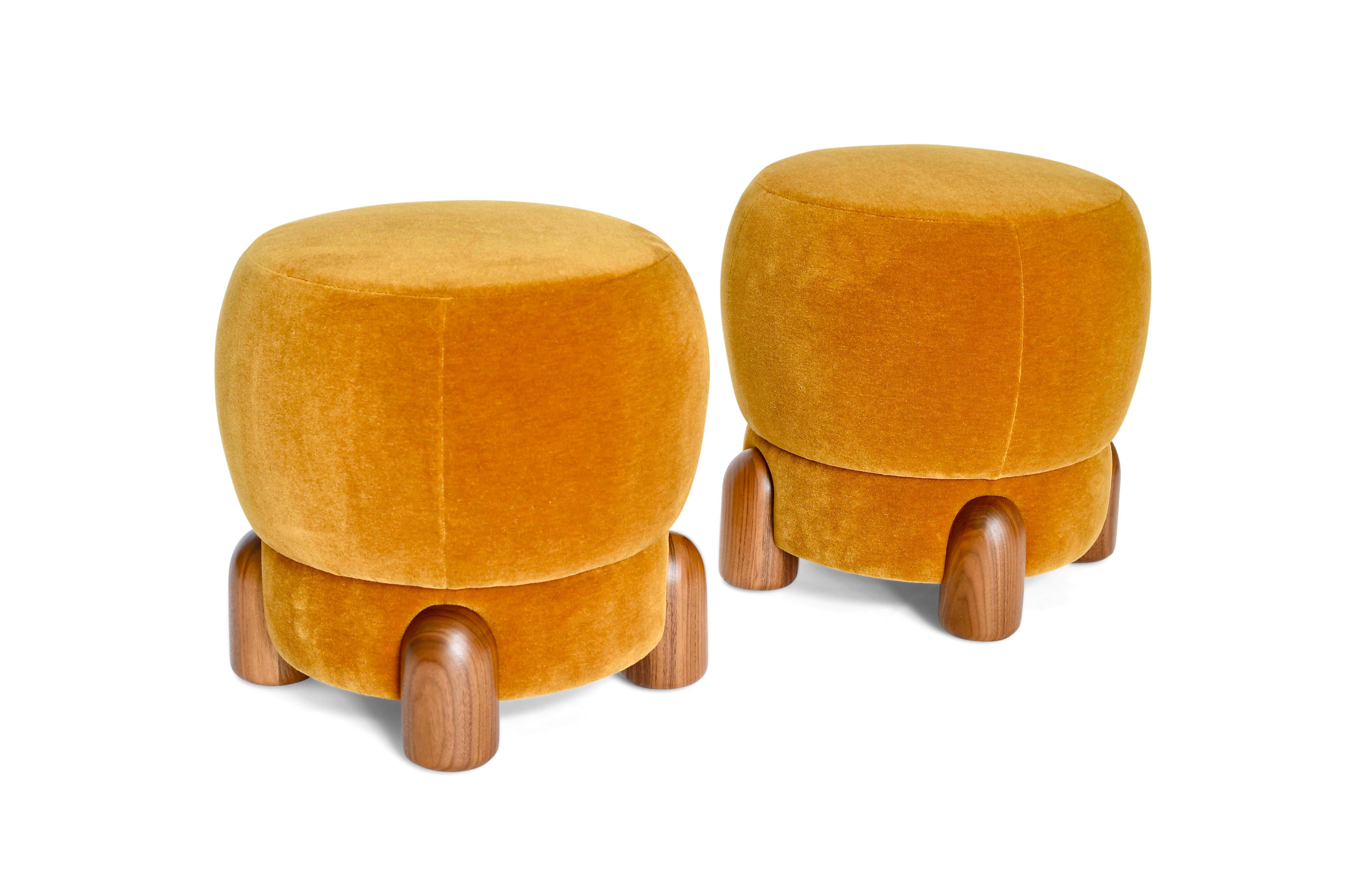Mid-Century Modern Pouf Bebop en vente