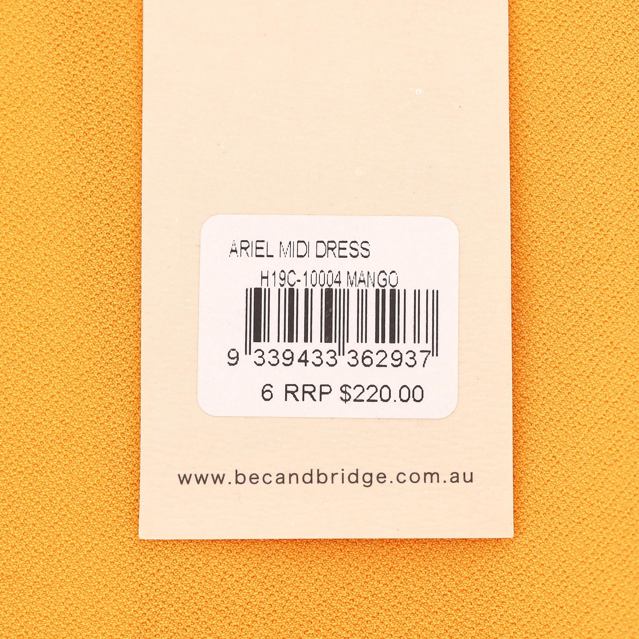 Bec + Bridge Asymmetric One-Shoulder Midi Dress For Sale 1
