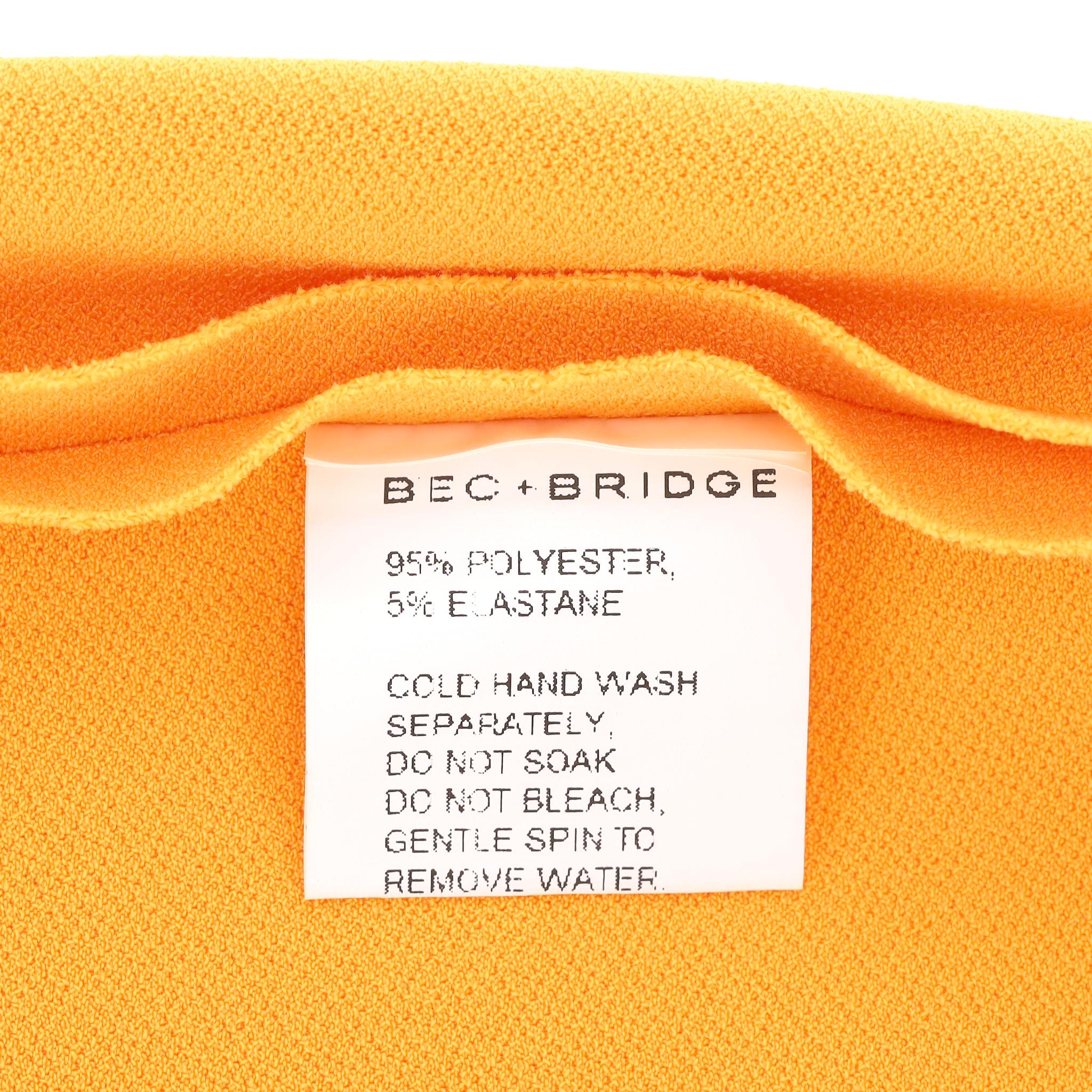 Bec + Bridge Asymmetric One-Shoulder Midi Dress For Sale 2