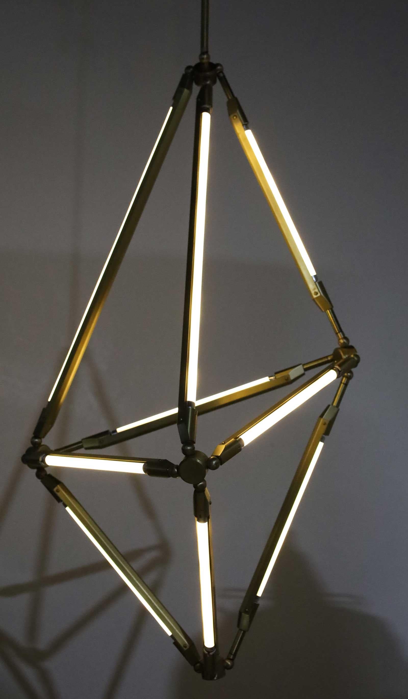 Contemporary Bec Brittain's Shy 17 Chandelier For Sale
