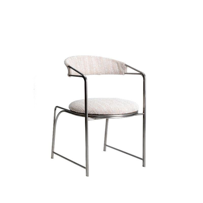 Steel Becall Dining Chair, Pink by Laun For Sale