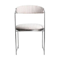 Chaise de salle à manger Becall, rose, par Laun