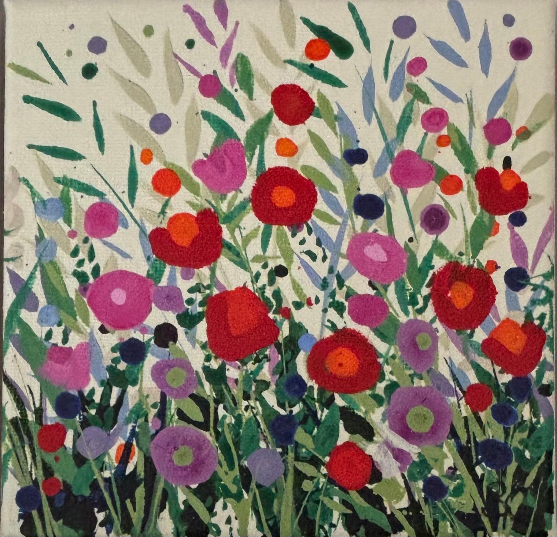 Delicate Grasses IV, original painting, landscape