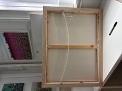 Edge of the Meadow III, dipinto originale, paesaggio