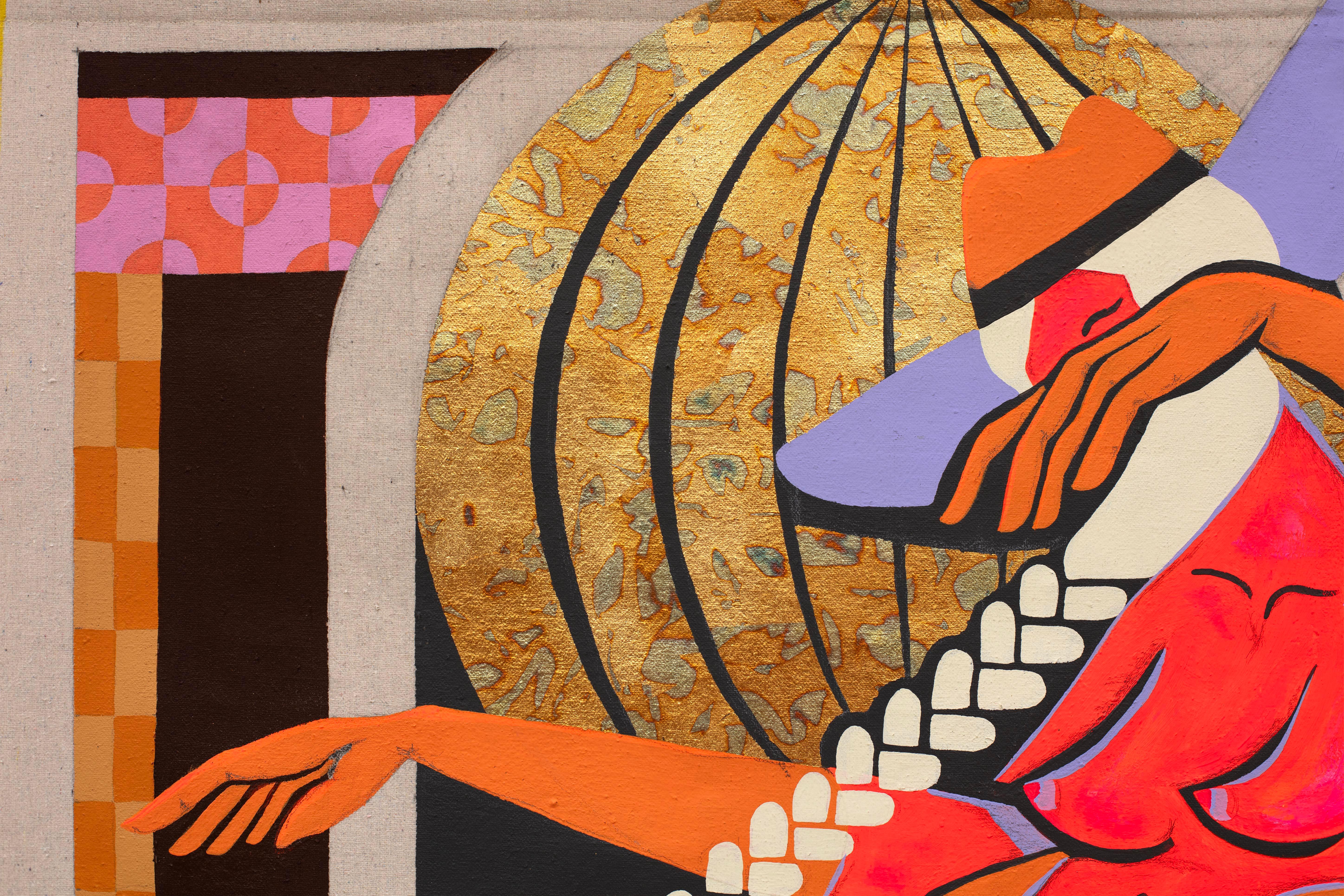 Mondtanz – Painting von Becca Fuhrman