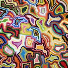 'Drexcyen Star Chamber (Drexciya)', abstract, embroidery, contemporary art