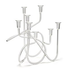 Small Clear Candelooper