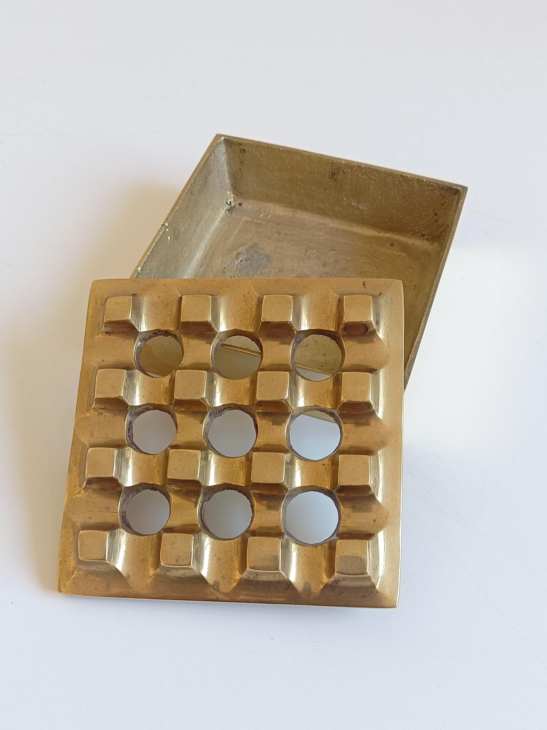Molded Beck & Jung Ultima Model Bronze Ashtray, Sweden 1970s