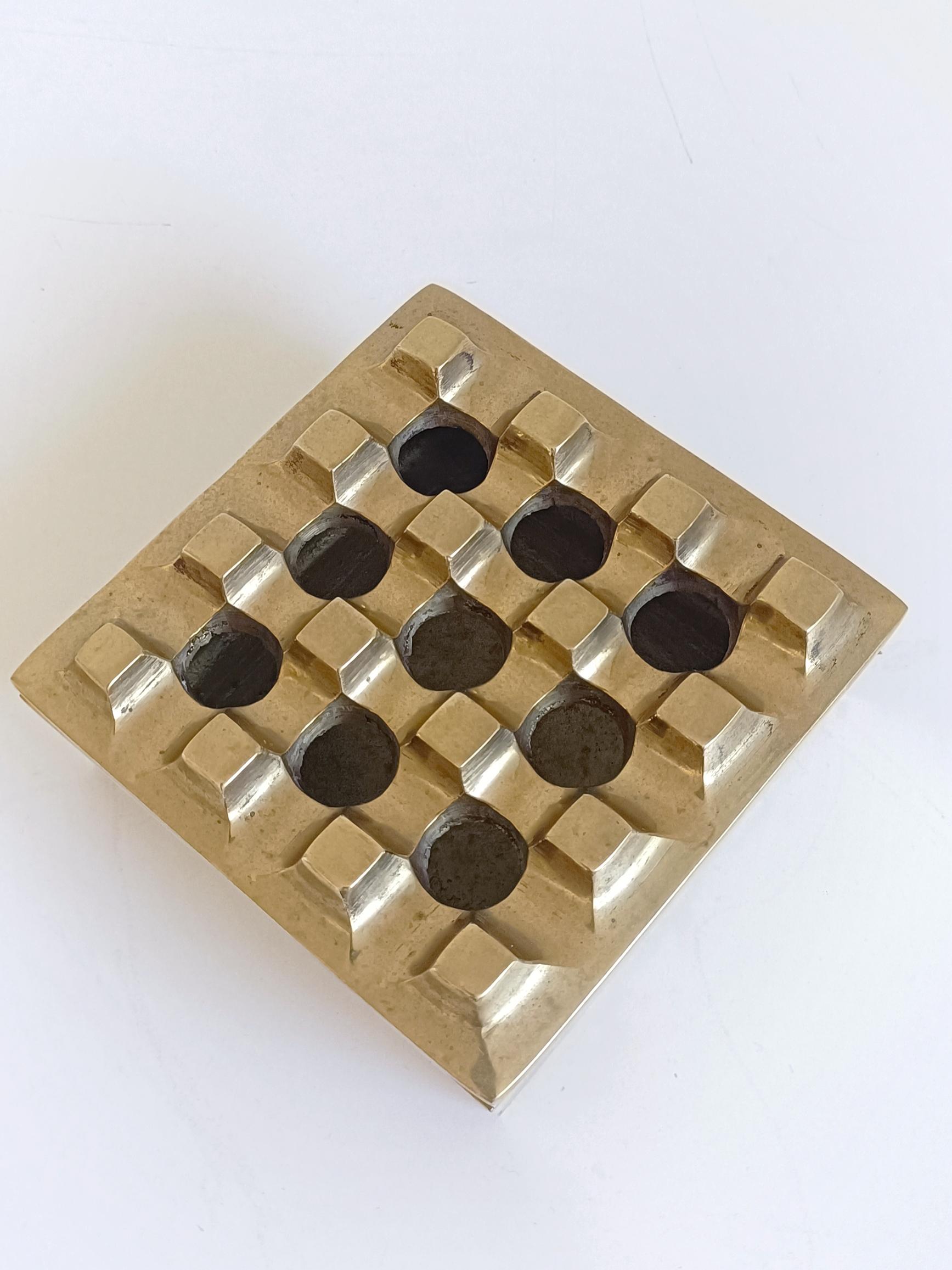Beck & Jung Ultima Model Bronze Ashtray, Sweden 1970s In Excellent Condition In Valencia, VC