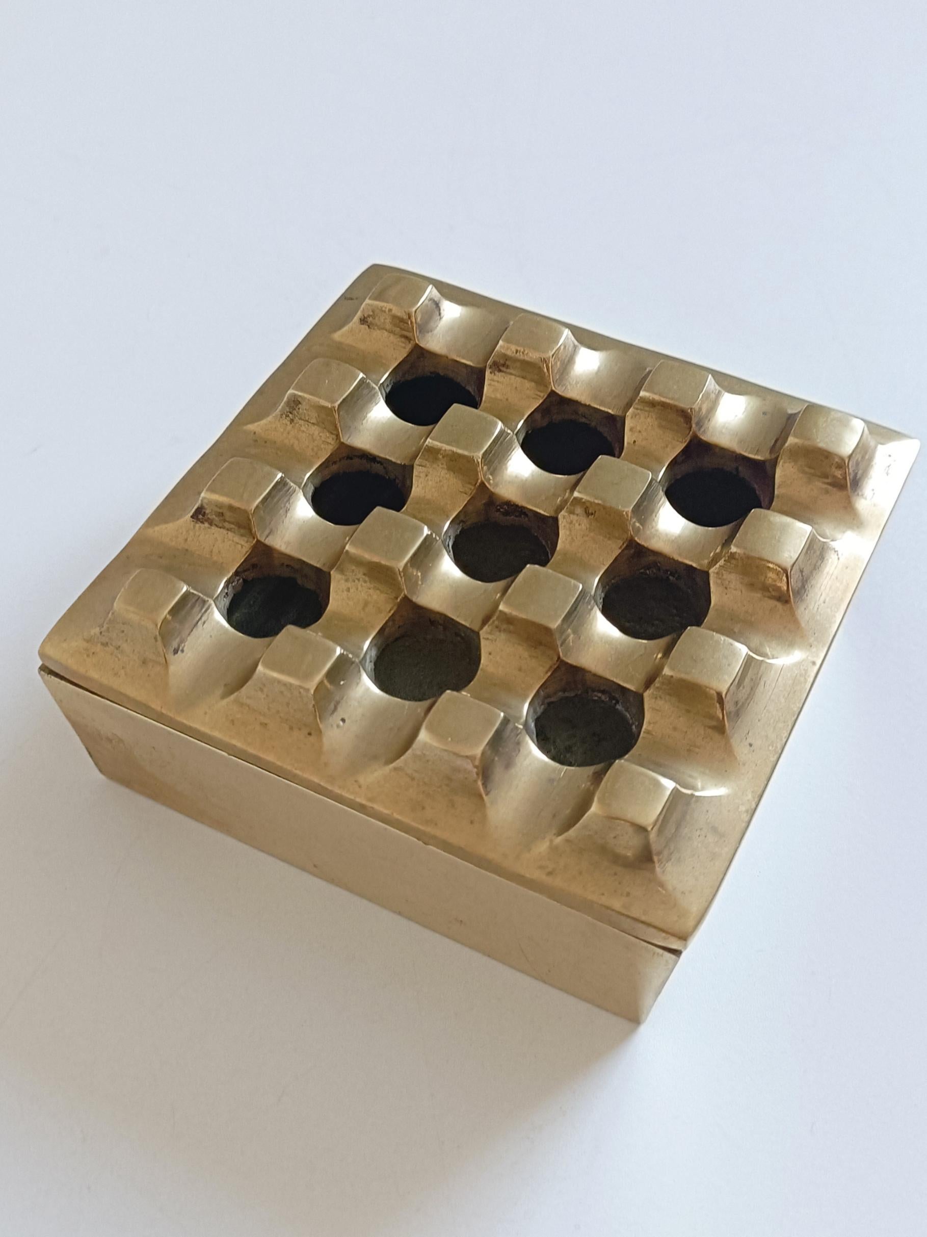 Beck & Jung Ultima Model Bronze Ashtray, Sweden 1970s 1