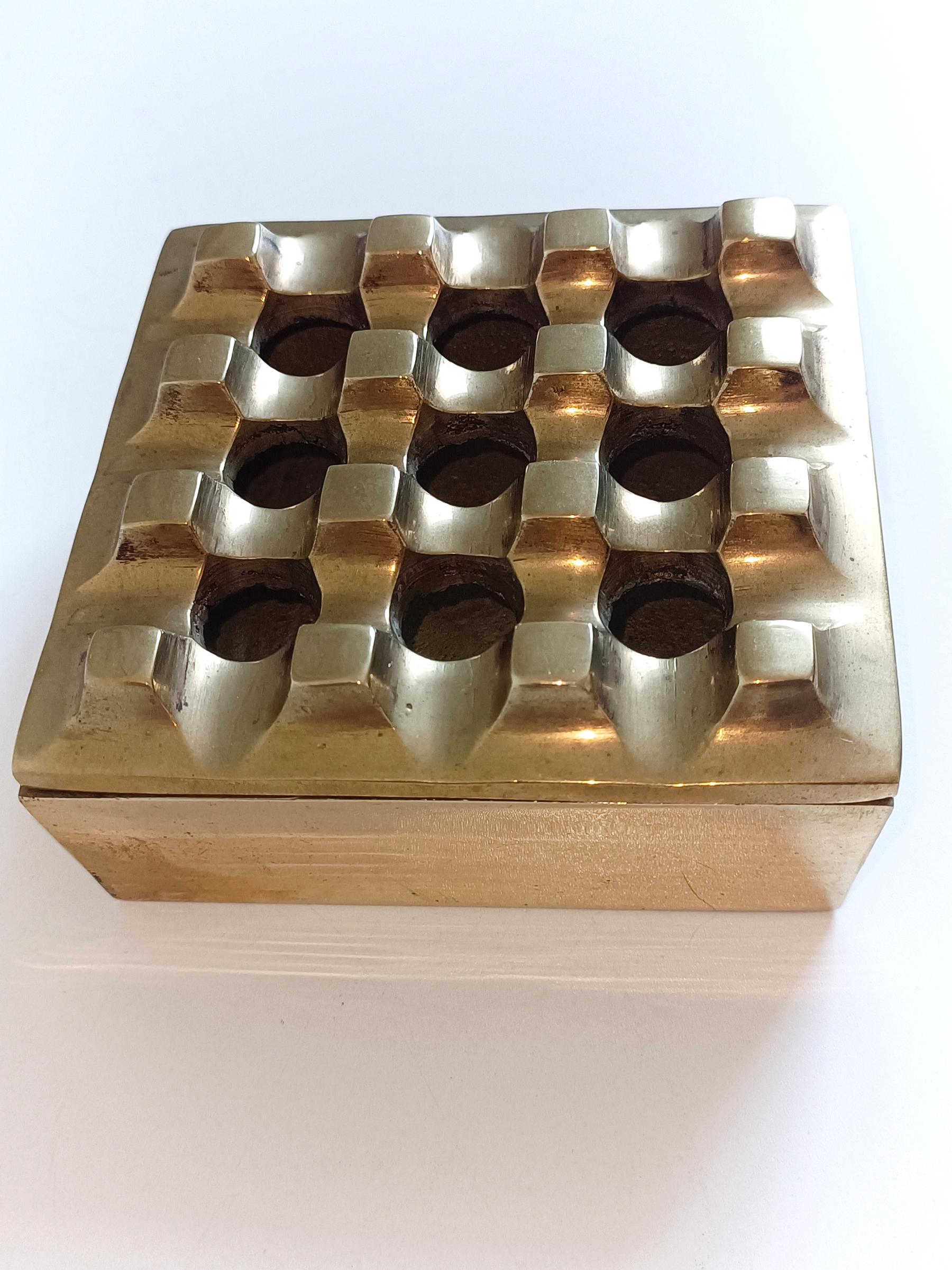 Beck & Jung Ultima Model Bronze Ashtray, Sweden 1970s 2