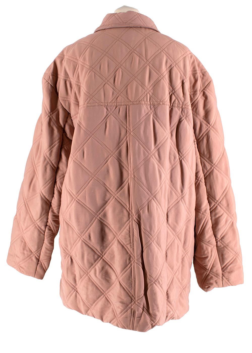 oversized pink jacket