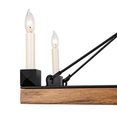 Beckett Square Chandelier, Small & Semi-Flush Mount