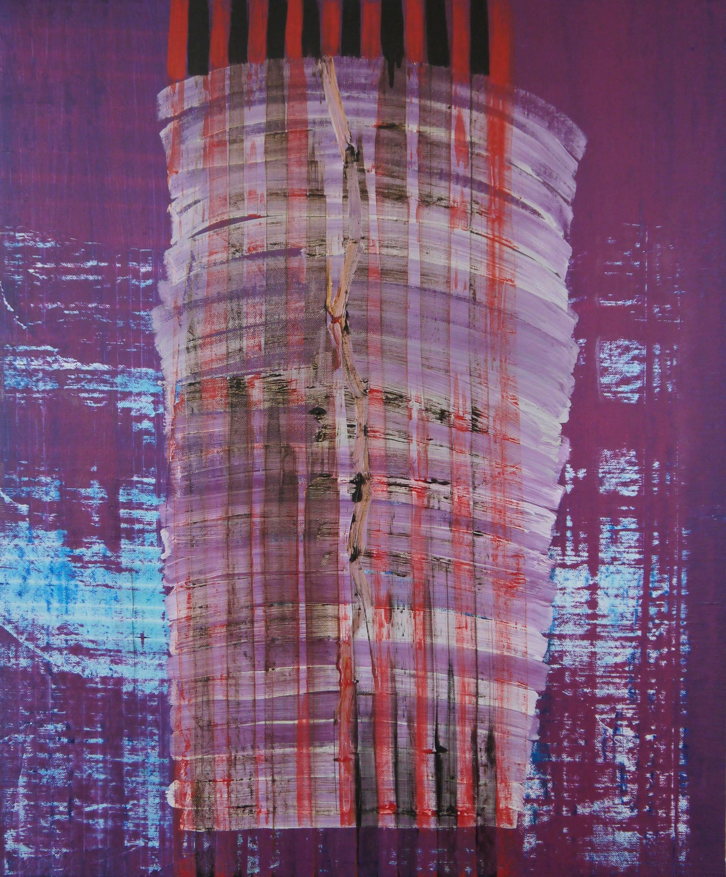Fortress - Abstract Painting by Becky Yazdan