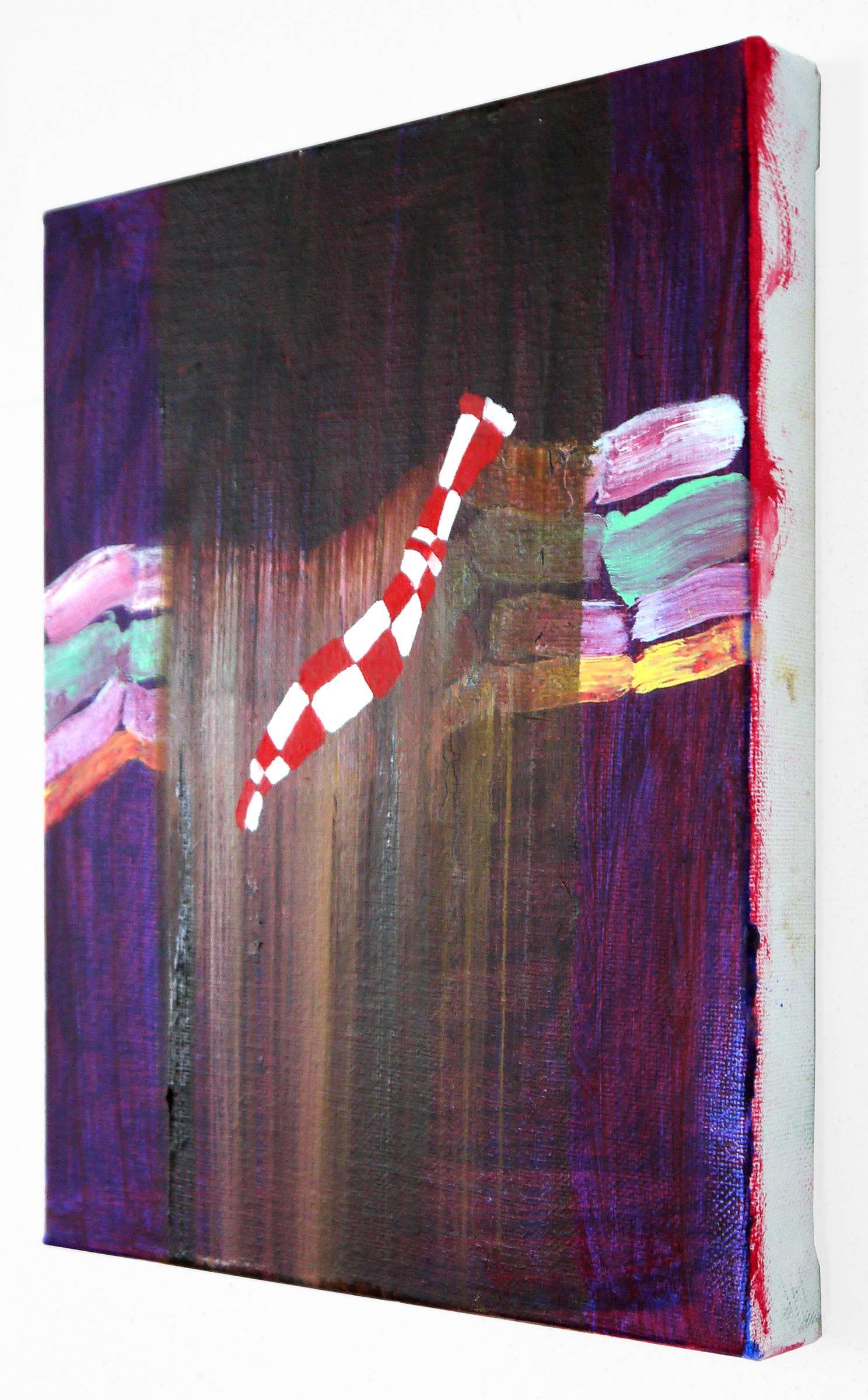 Upstream - Abstract Painting by Becky Yazdan
