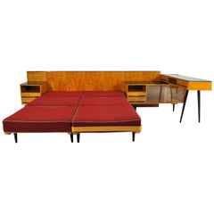 Bed and Desk Set by Jindřich Halabala for UP Závody, 1960s