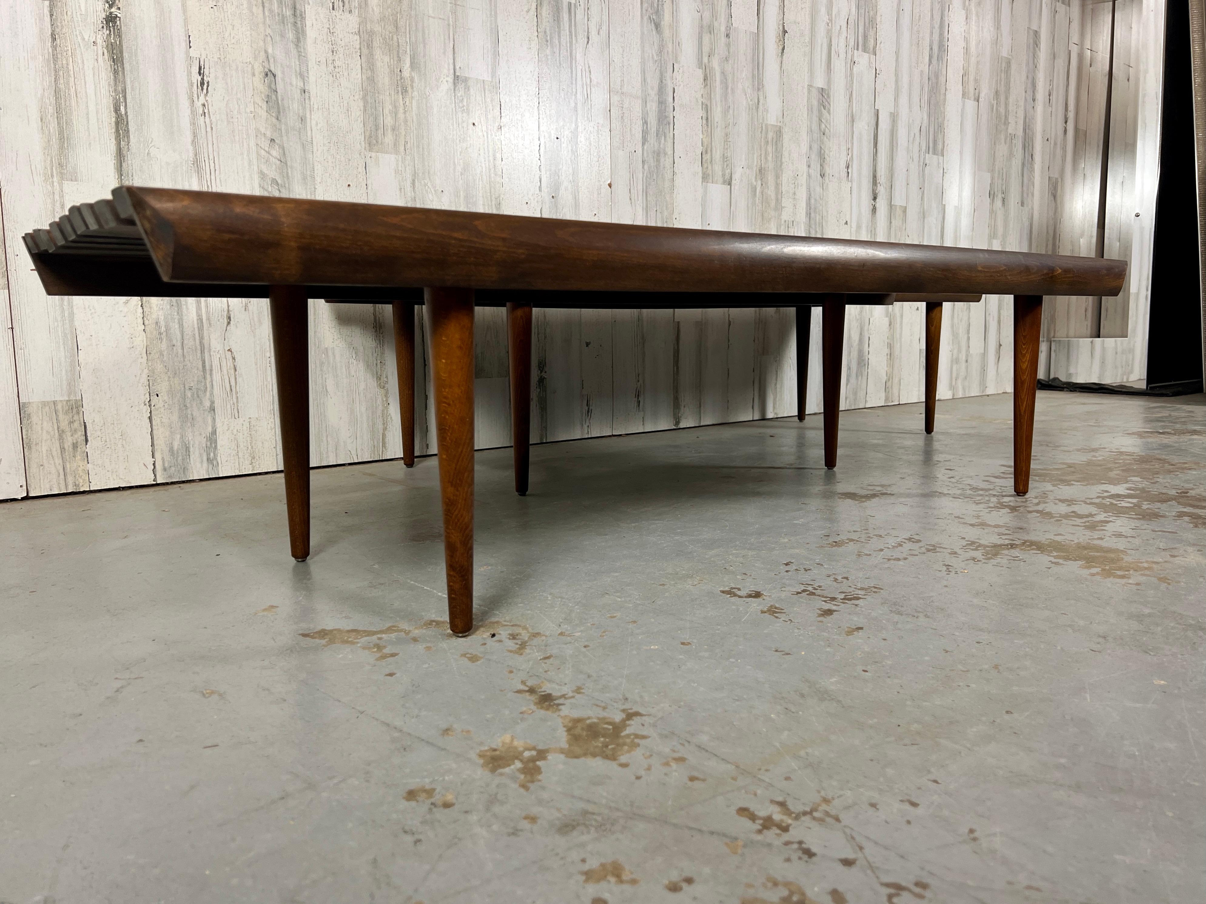 Mid-Century Modern Mid-Century Slat Benches For Sale