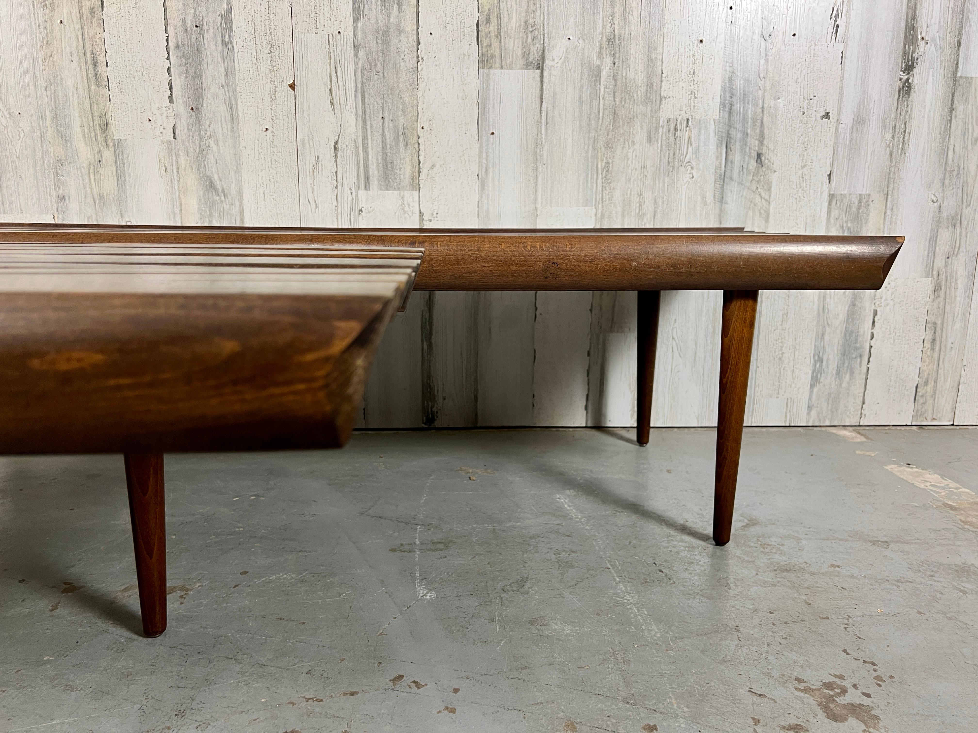 20th Century Mid-Century Slat Benches For Sale