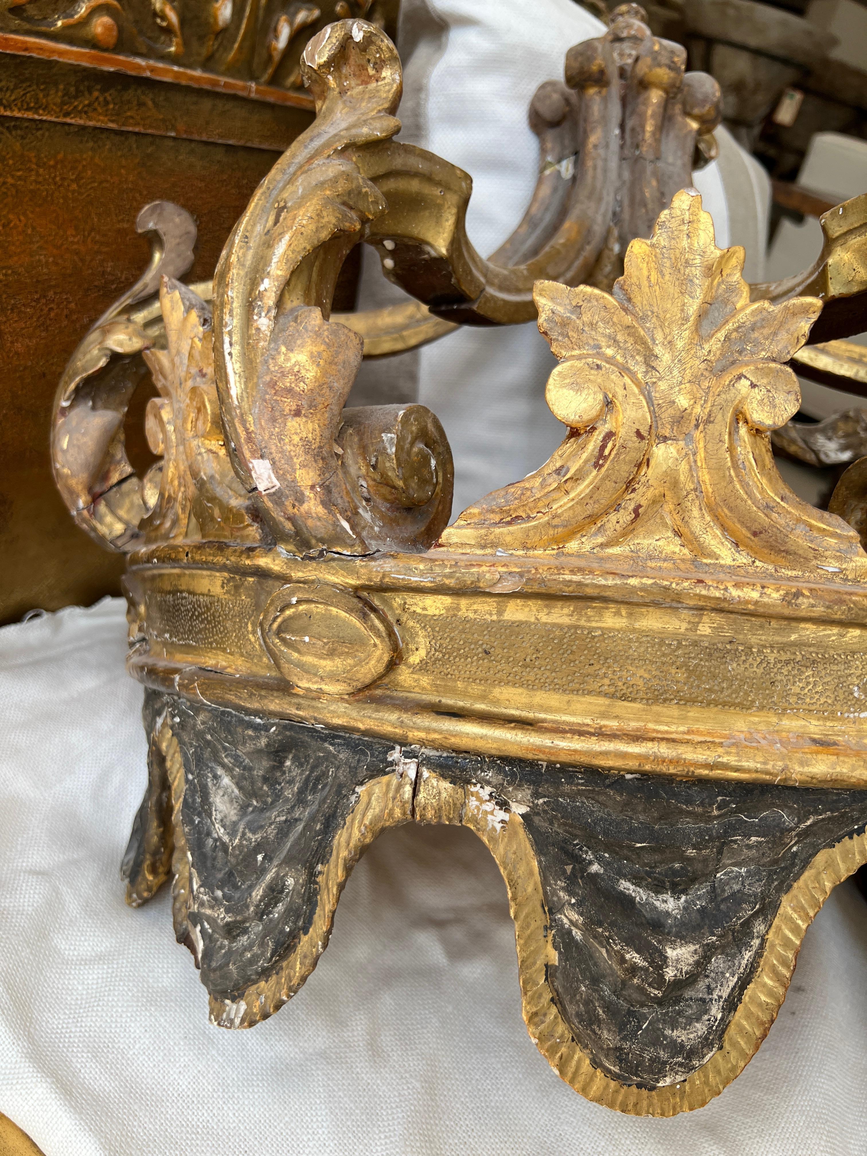 French Bed Crown For Sale