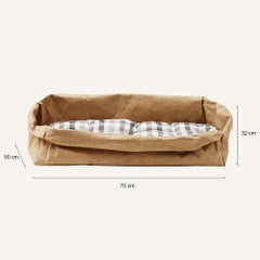 PONGO Round Dog and Cat Bed by Limac Design, Natural Fiber, Italy