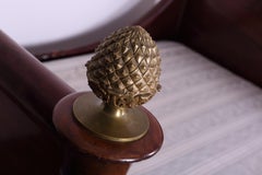 Bed, French Mahogany Double Bed, French Empire, circa 1800