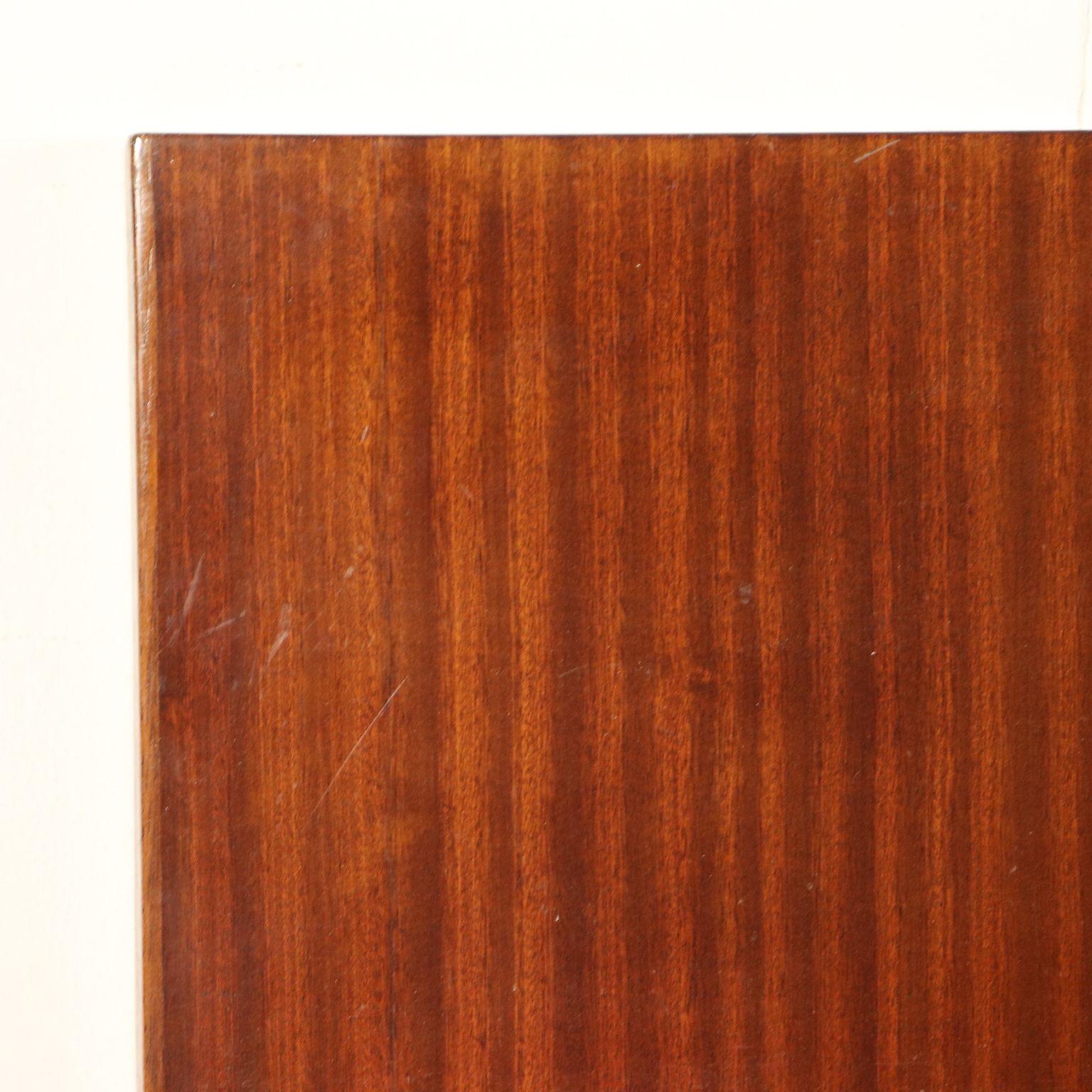 Bed Headboard Attributed to Giancesare Battaini Mahogany Vintage, 1960s In Good Condition In Milano, IT