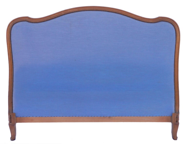 Bed Headboard US Queen UK King Recover or Paint Louis XV Rev For Sale