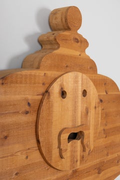 Bett "La Bocca della Verità" Mario Ceroli für Poltronova, Italien 1972