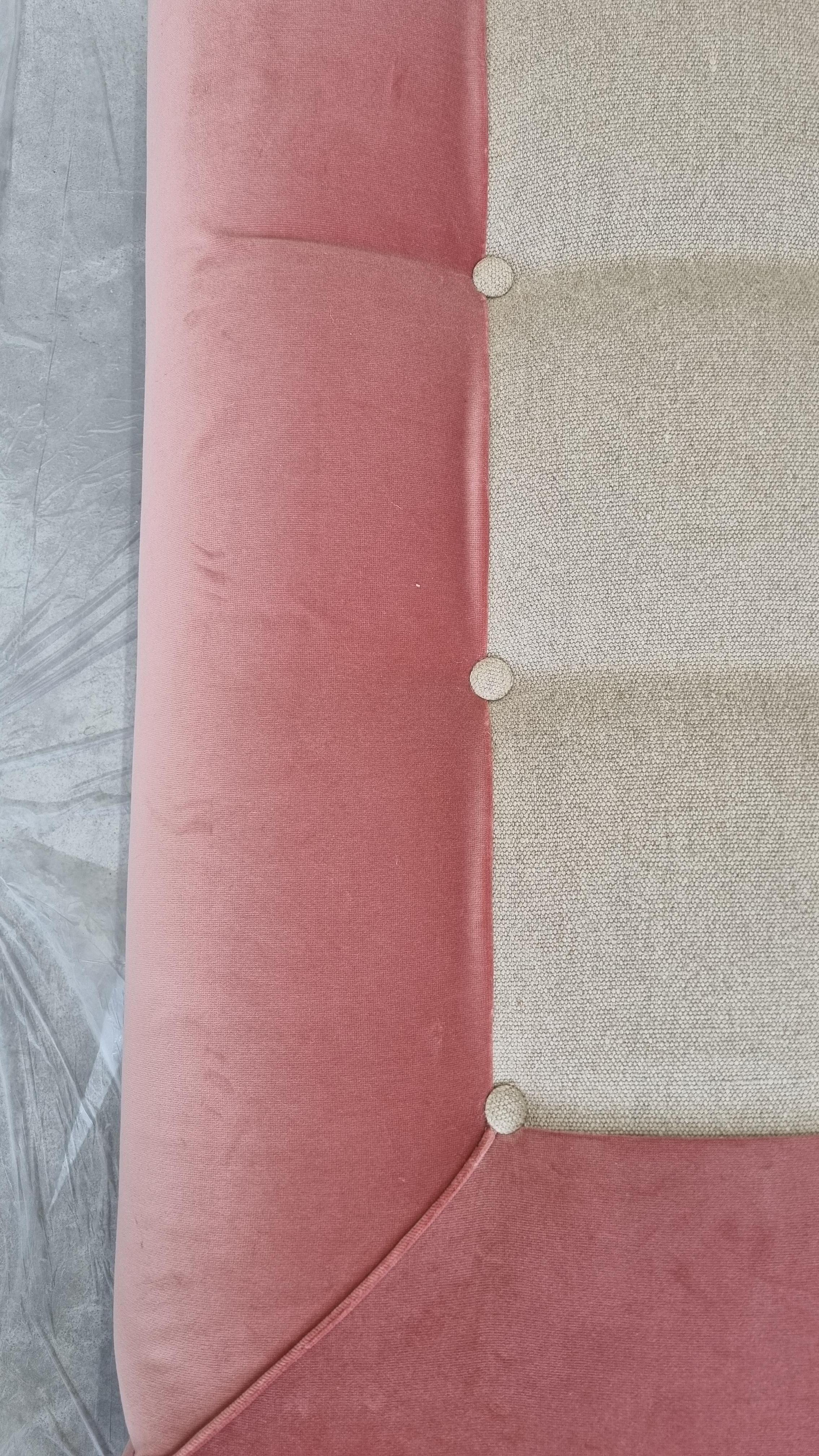 Cama de la serie Le Bambole diseñada por Mario Bellini para B&b Italia 1972 Algodón en venta