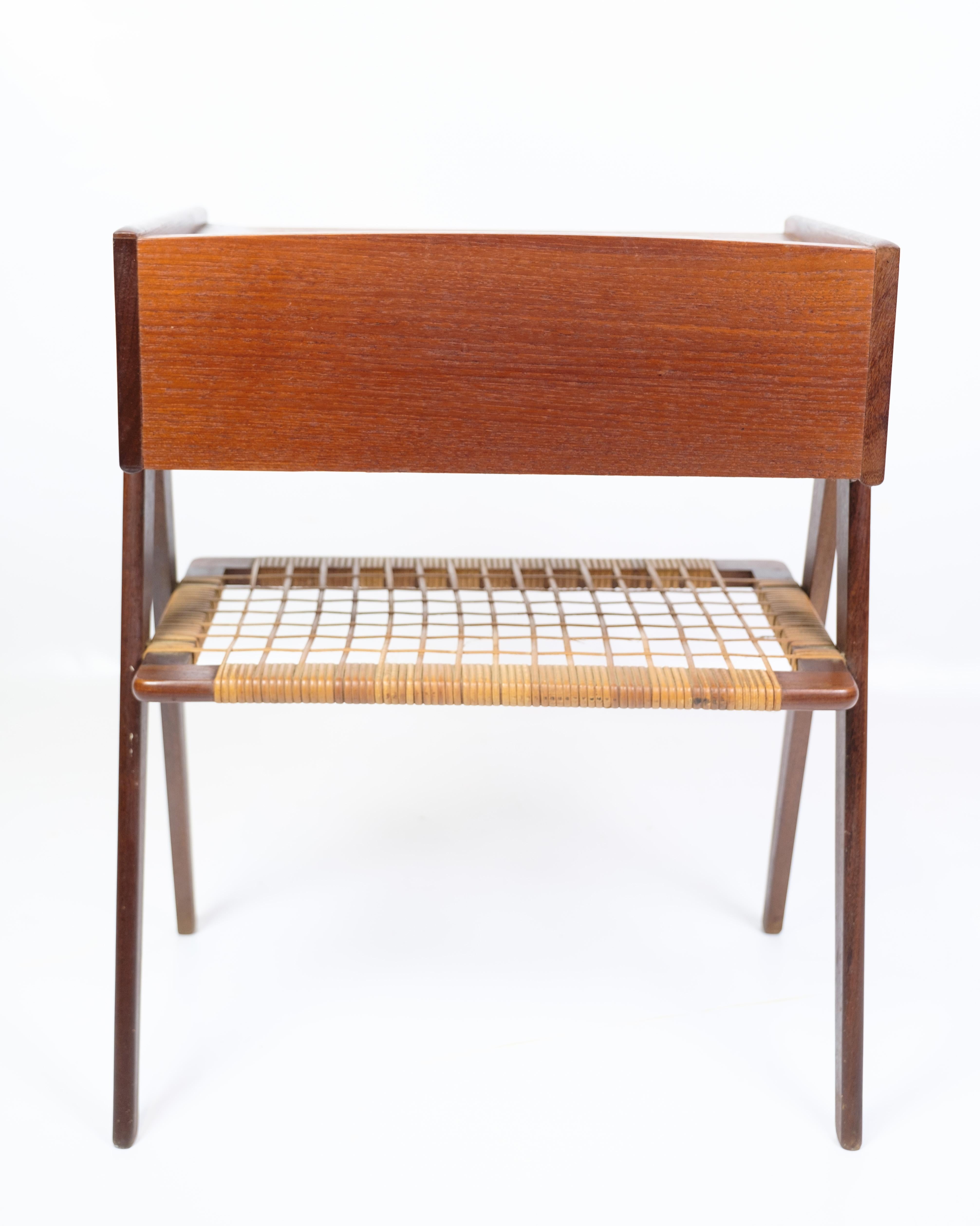 Bett/Beistelltisch aus Teakholz mit Schublade von Søren Rasmussen aus den 1960er Jahren (Dänisch) im Angebot
