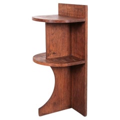 Bed Side Table Wood Artisan Style Gio Ponti, France, 1950