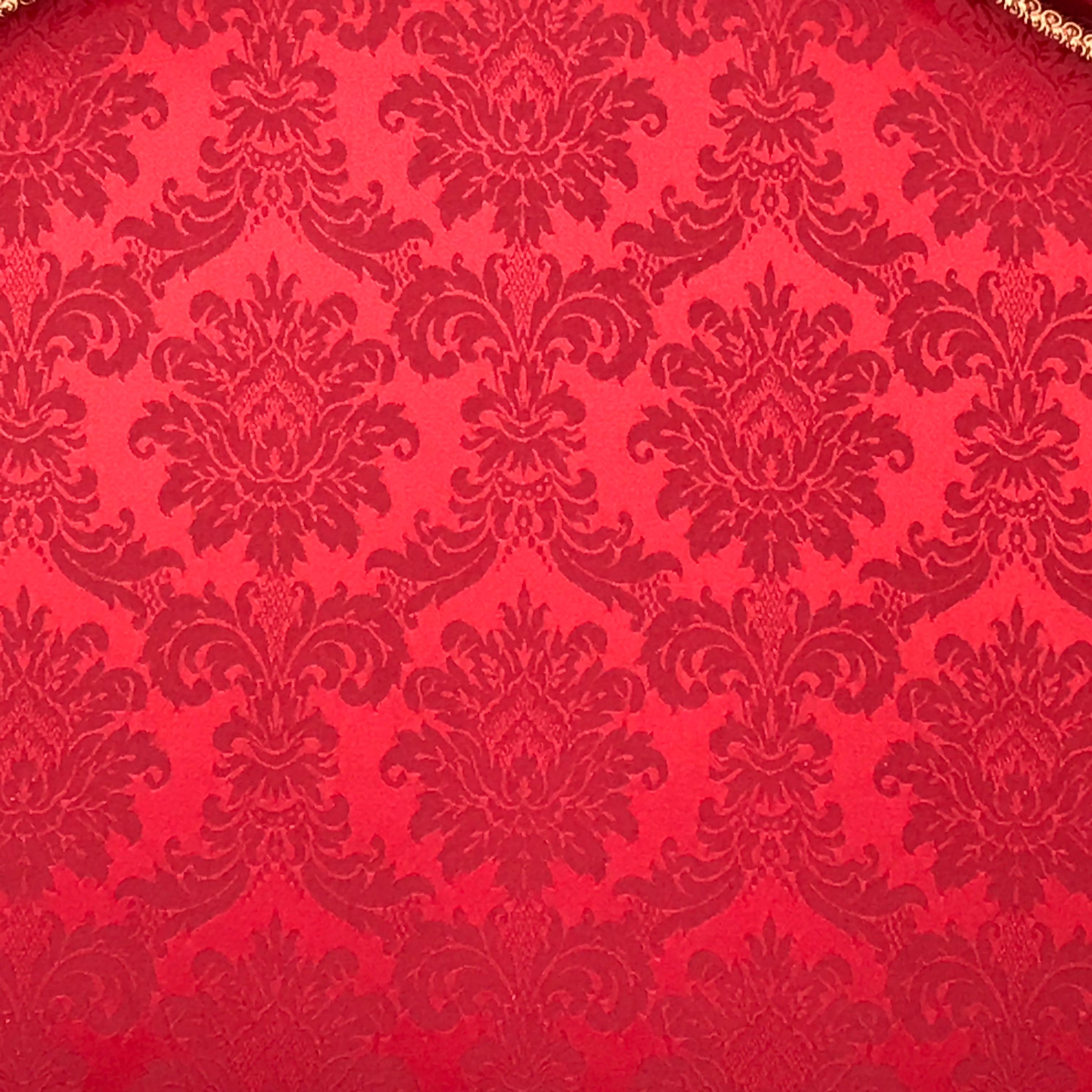 Cama Tester Caoba Chippendale Claret Rojo Damasco Duque Hamilton Escocia Banner en venta 6