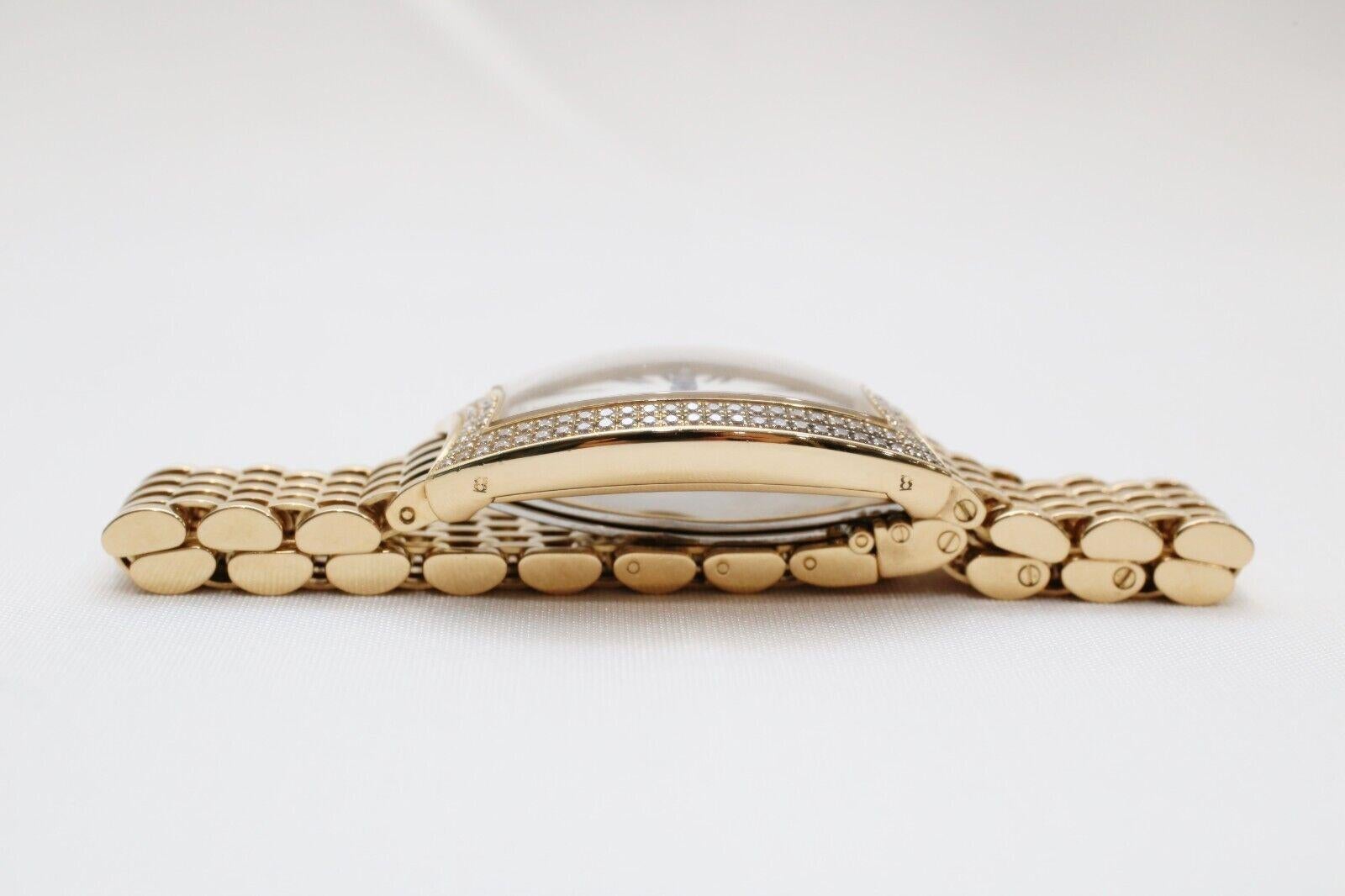 Bedat & Co. 18k Yellow Gold Ladies Diamond Watch No. 3 Ref 384 In Good Condition For Sale In Providence, RI