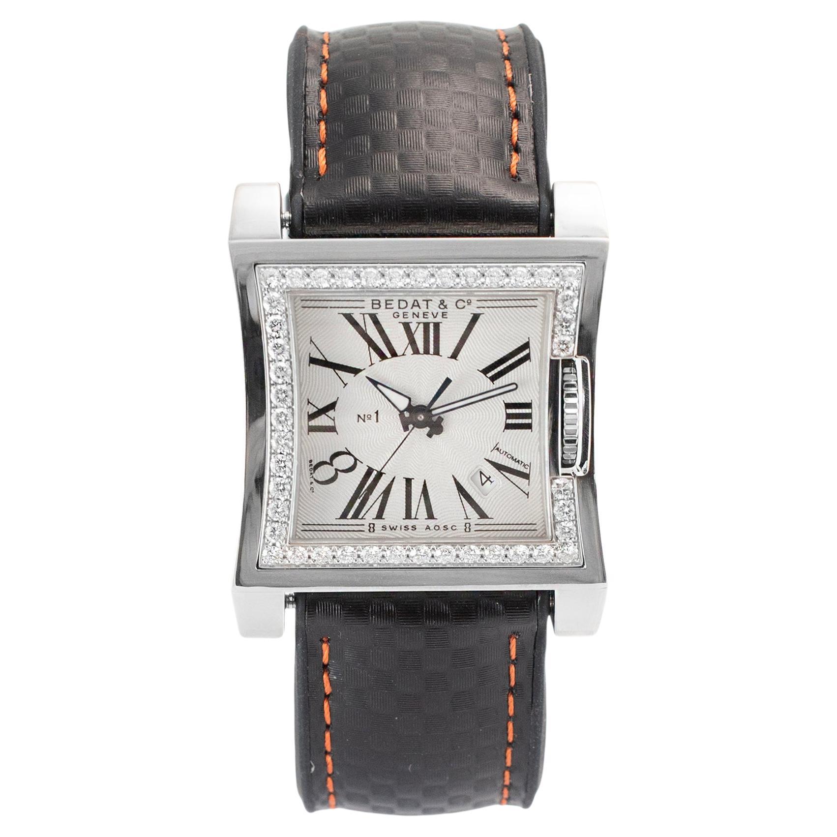 Bedat & Co. Geneve N01 31.50mm 114.030.100 Diamond Bezel Stainless Steel Watch