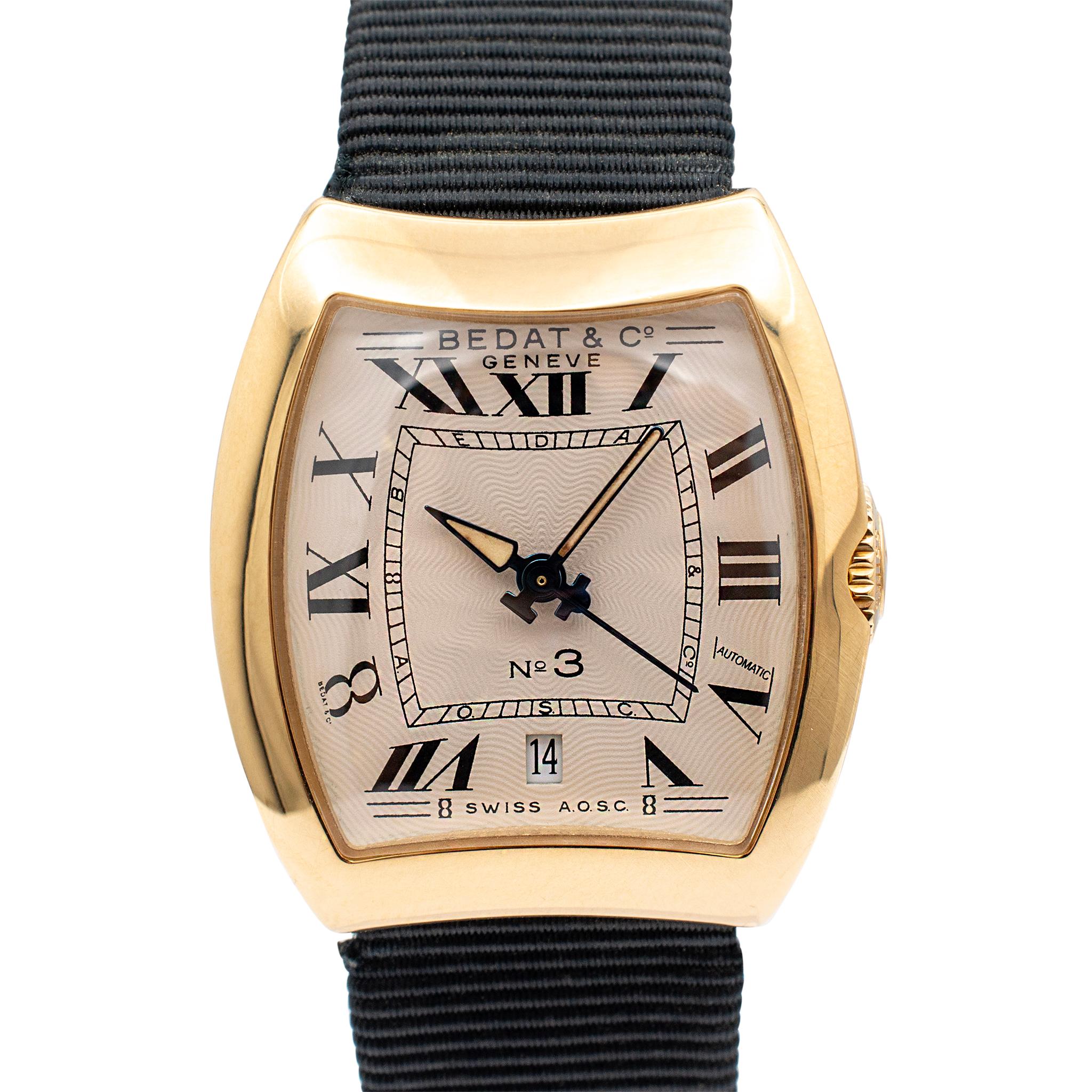 Brand: Bedat & Co.

Gender: Ladies

Metal Type: 18K Yellow & White Gold

Weight: 48.36 grams

Ladies 18K White Gold & yellow gold Bedat & Co. Swiss made watch. The metal was tested and determined to be 18K white & yellow gold. Engraved with 