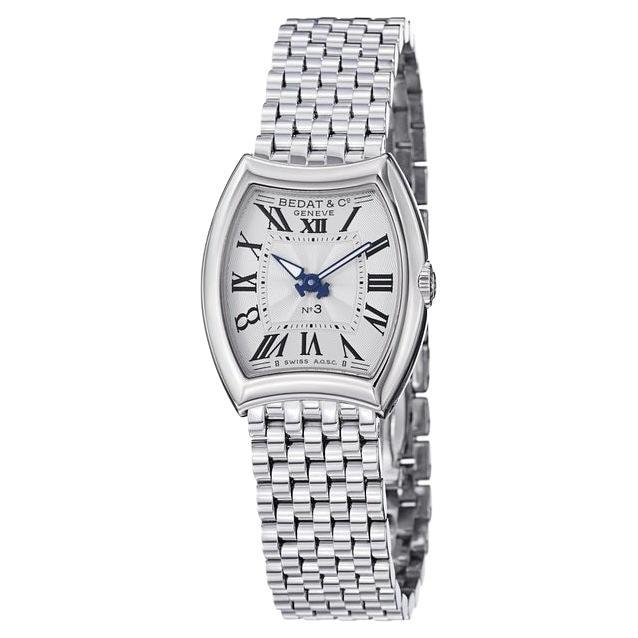 Bedat & Co. No 3 Silver Dial Stainless Steel Ladies Watch 305.011.100